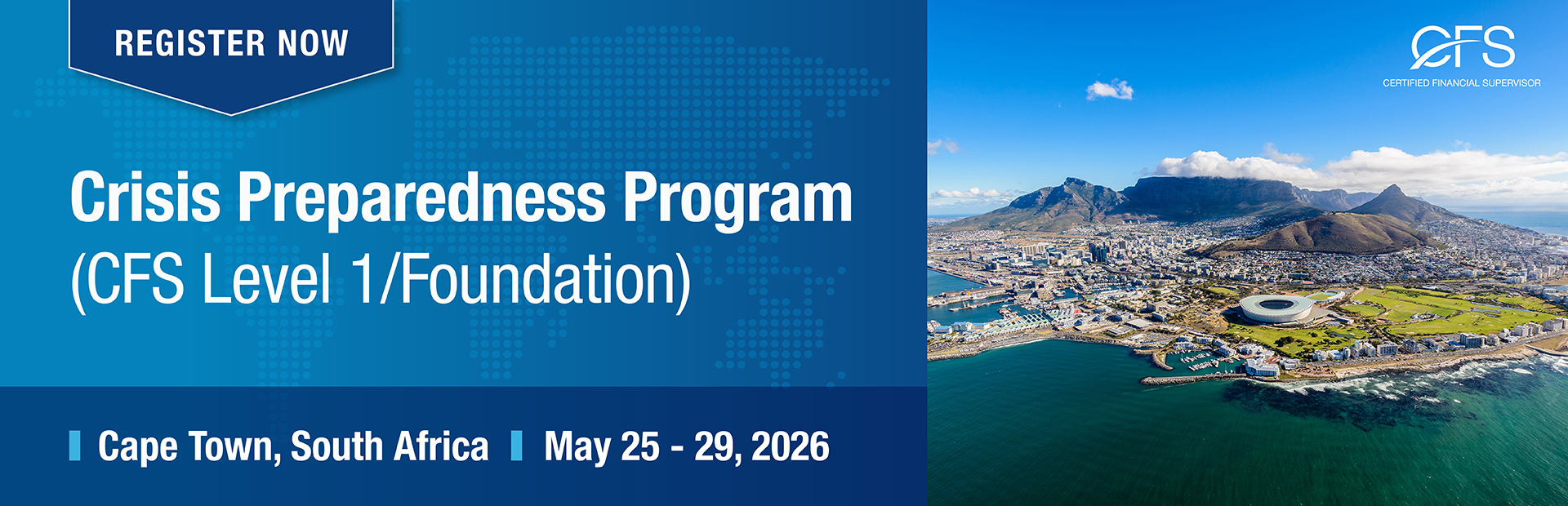 Intensive, week-long in-person program designed for financial sector supervisors.